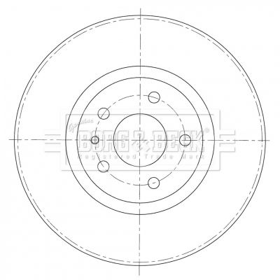 BORG & BECK Тормозной диск BBD5411